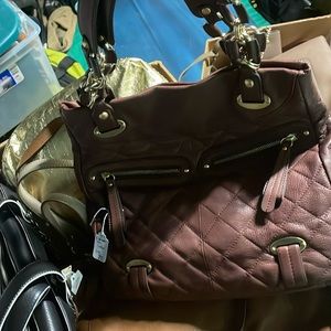 Purple b machovsky bag